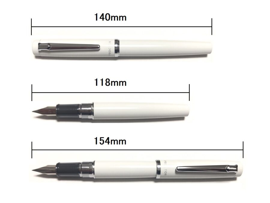 万年筆-サイズ