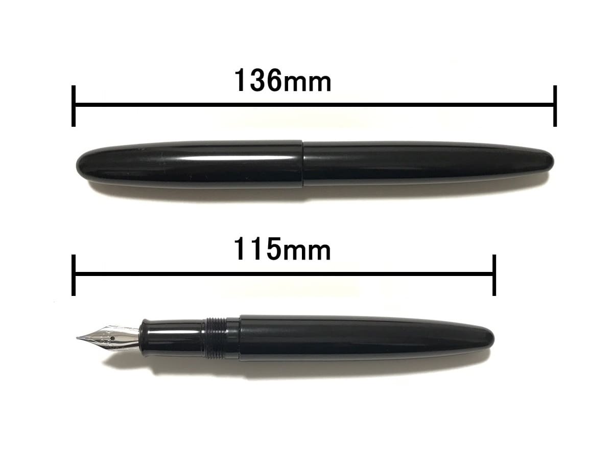 wancher ワンチャー万年筆　タイムレス　エボナイト　シルクブラック　F dream-pen-true-ebonite-junior-