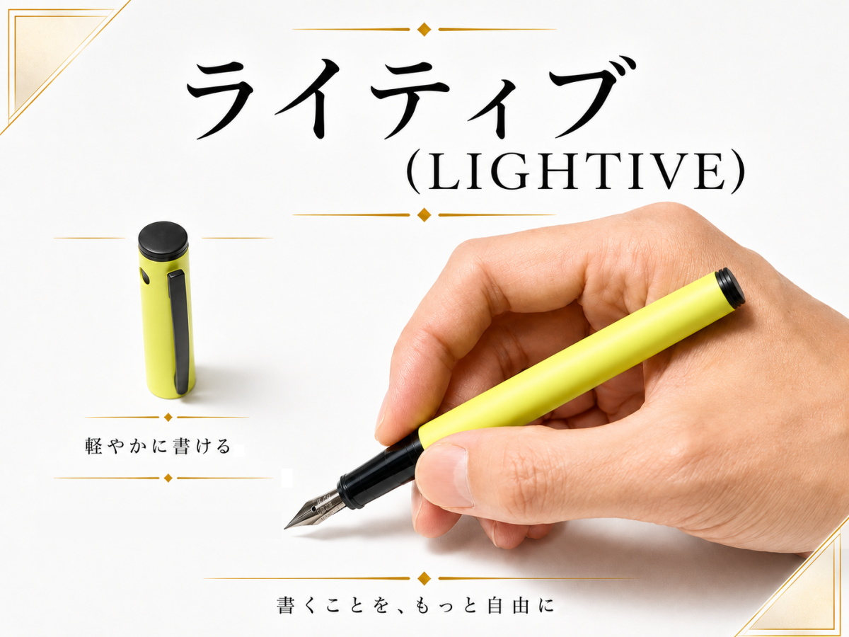 ライティブ（LIGHTIVE）｜レビュー（パイロット｜万年筆）