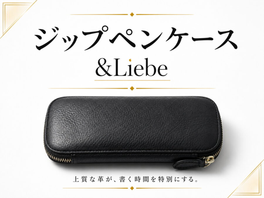 &Liebe アンドリーベ ジップペンケース ブラック ジップペンケース（アンドリーベ［＆Liebe］｜ペンケース）お気に入り