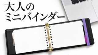 レビュー｜パソコン前でも使える ジウリス ミニバインダー（maruman｜バインダー）
