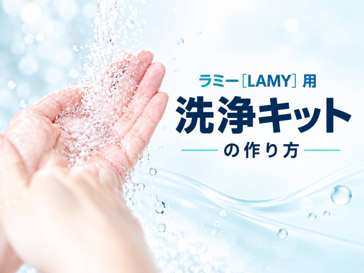 ラミー（LAMY）万年筆用 洗浄キットの作り方