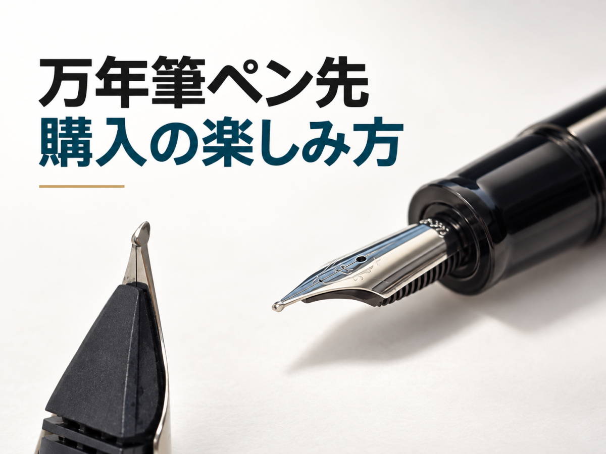 万年筆ペン先 購入の楽しみ方（BOCK｜JOWO）
